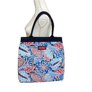 RARE Vera Bradley Paisley Seaside Nautical Large Tote &‎ NWT Cosmetic Pouch